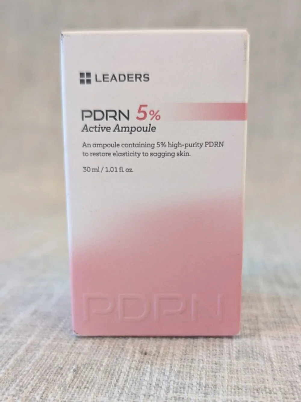 K-Beauty PDRN 5% Active Ampoule, LEADERS Korean Anti Aging Serum, NEW Exp: 7/28
